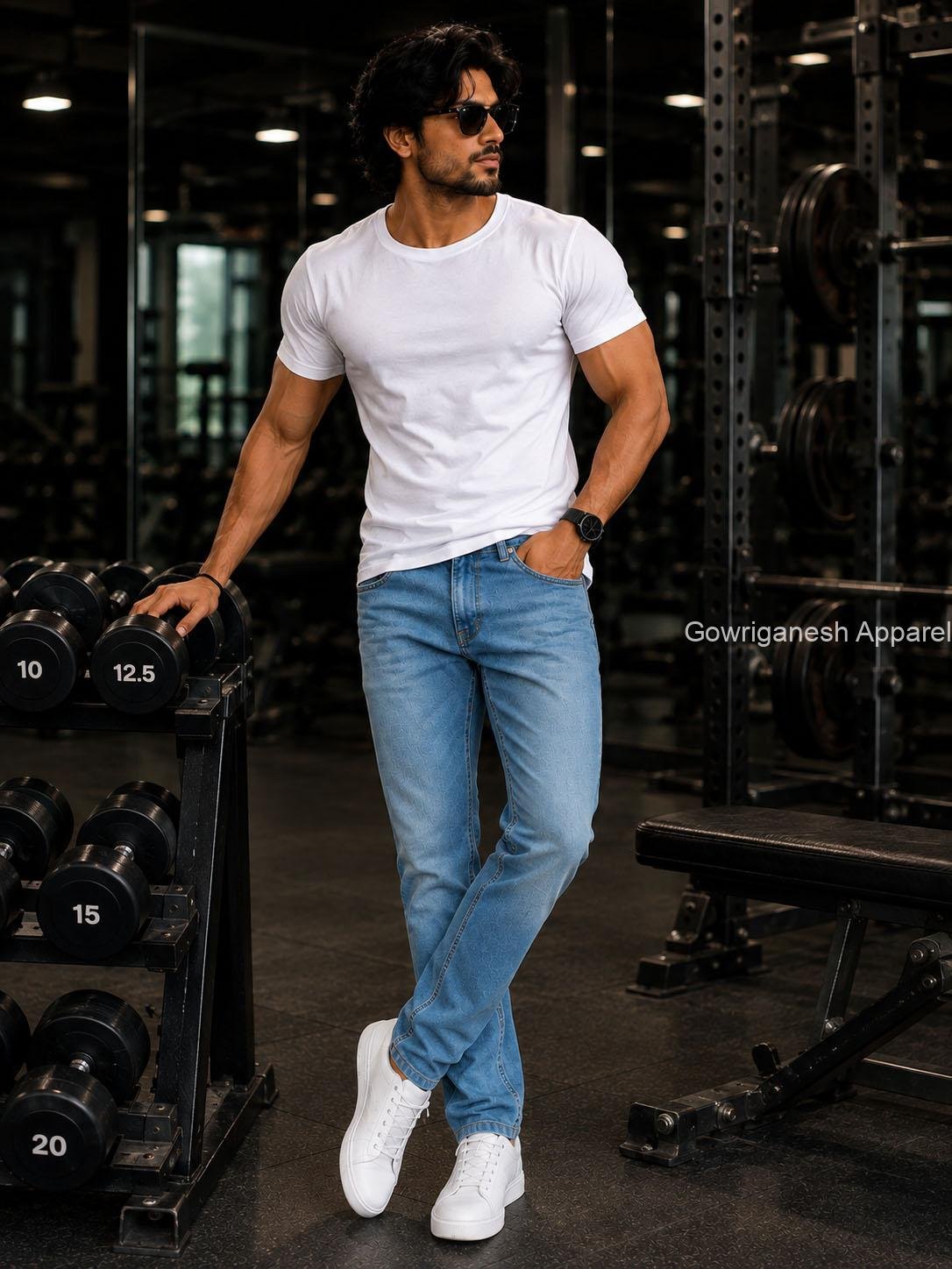 Classic Bright Blue Jeans